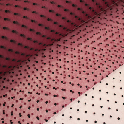 Tulle Flock Pois Piccoli