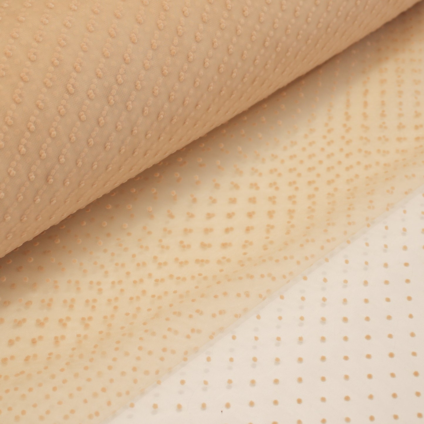 Tulle Flock Pois Piccoli