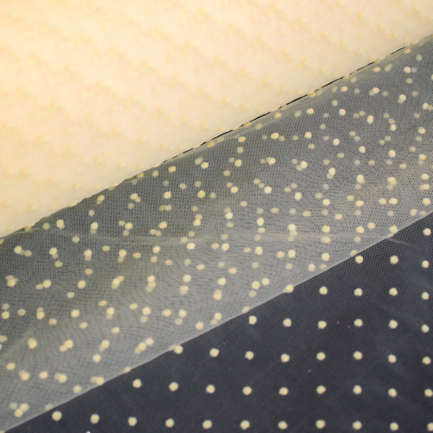 Tulle Flock Pois Piccoli