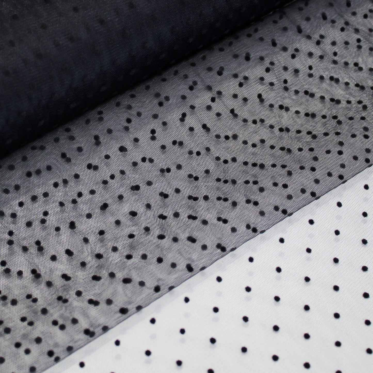 Tulle Flock Pois Piccoli