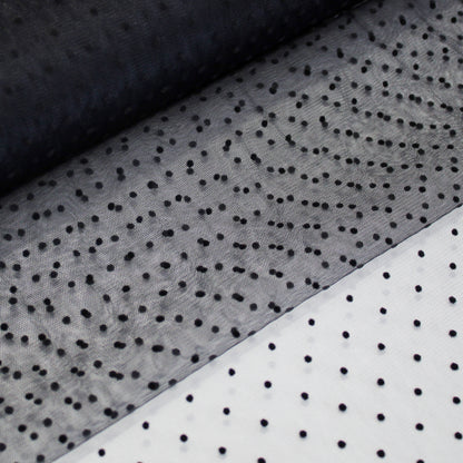 Tulle Flock Pois Piccoli