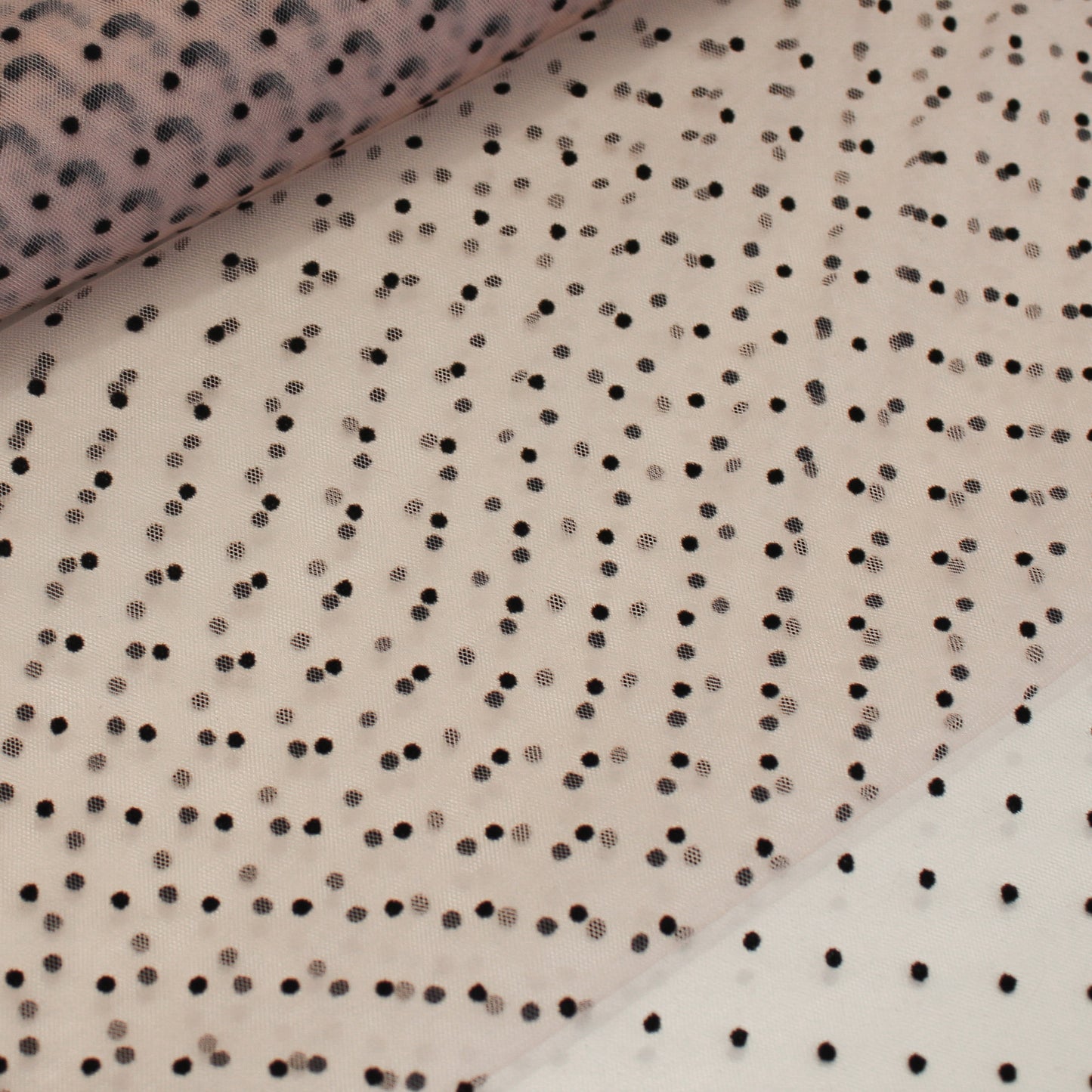 Tulle Flock Pois Piccoli