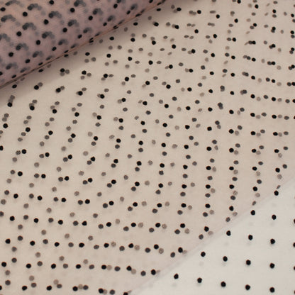 Tulle Flock Pois Piccoli