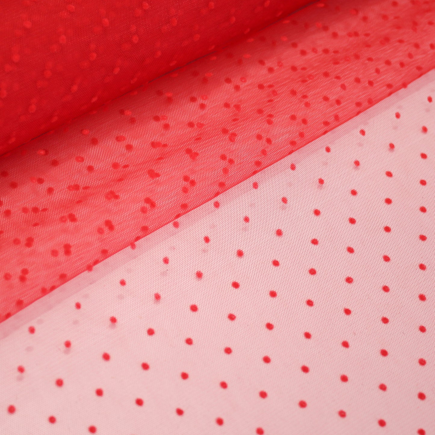 Tulle Flock Pois Piccoli