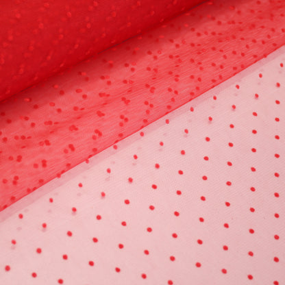 Tulle Flock Pois Piccoli