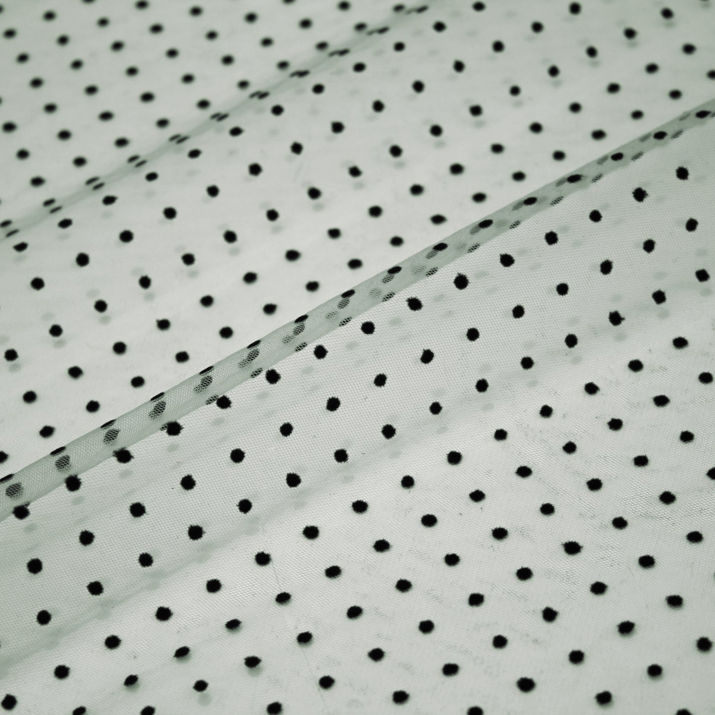 Tulle Flock Pois Piccoli