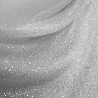 Tulle Glitter Tinta Unita