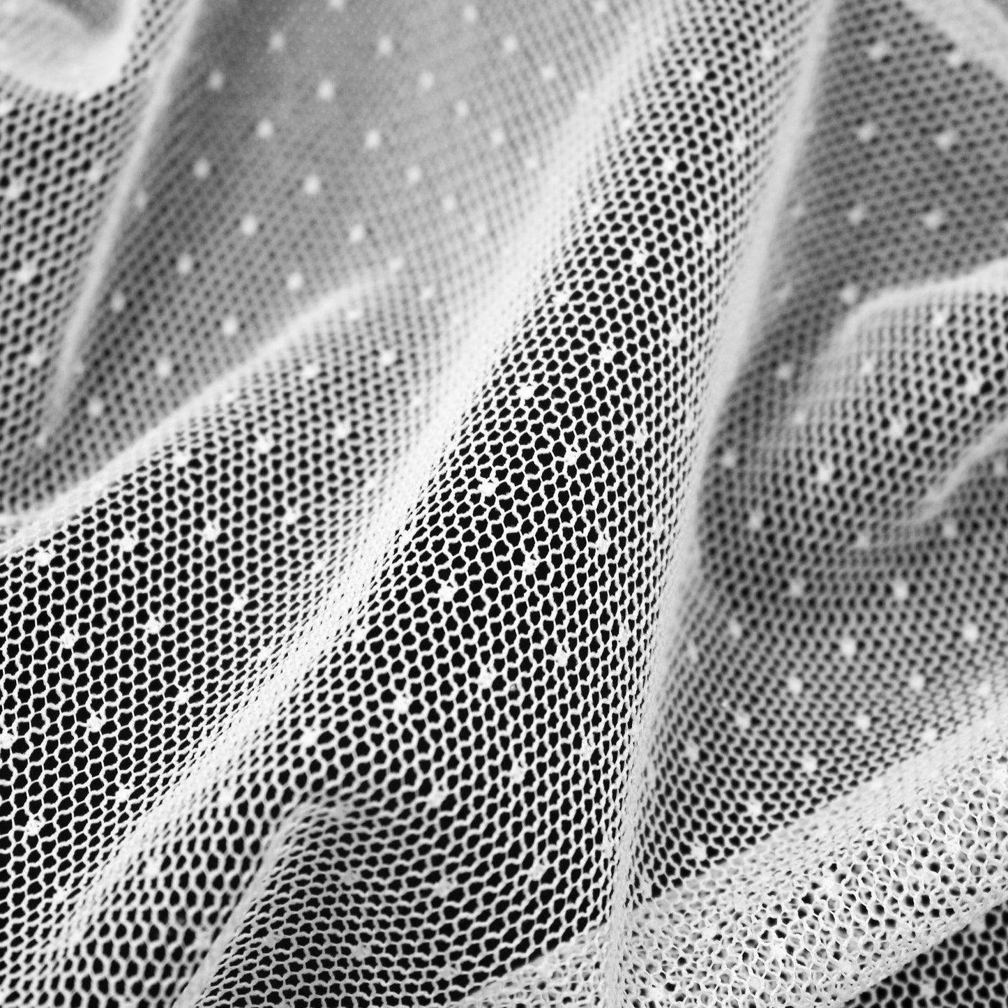 Tulle Alta Moda | Tessuto a Pois Piccoli in Trama (Point d'Esprit)