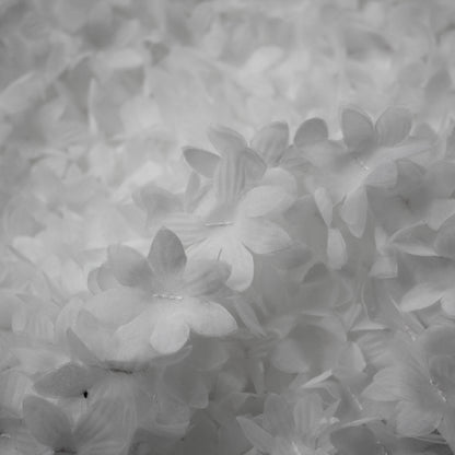 Tulle Ricamato 3D con Fiori Piccoli a Campo Pieno