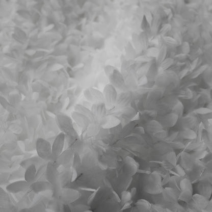 Tulle Ricamato 3D con Fiori Piccoli a Campo Pieno