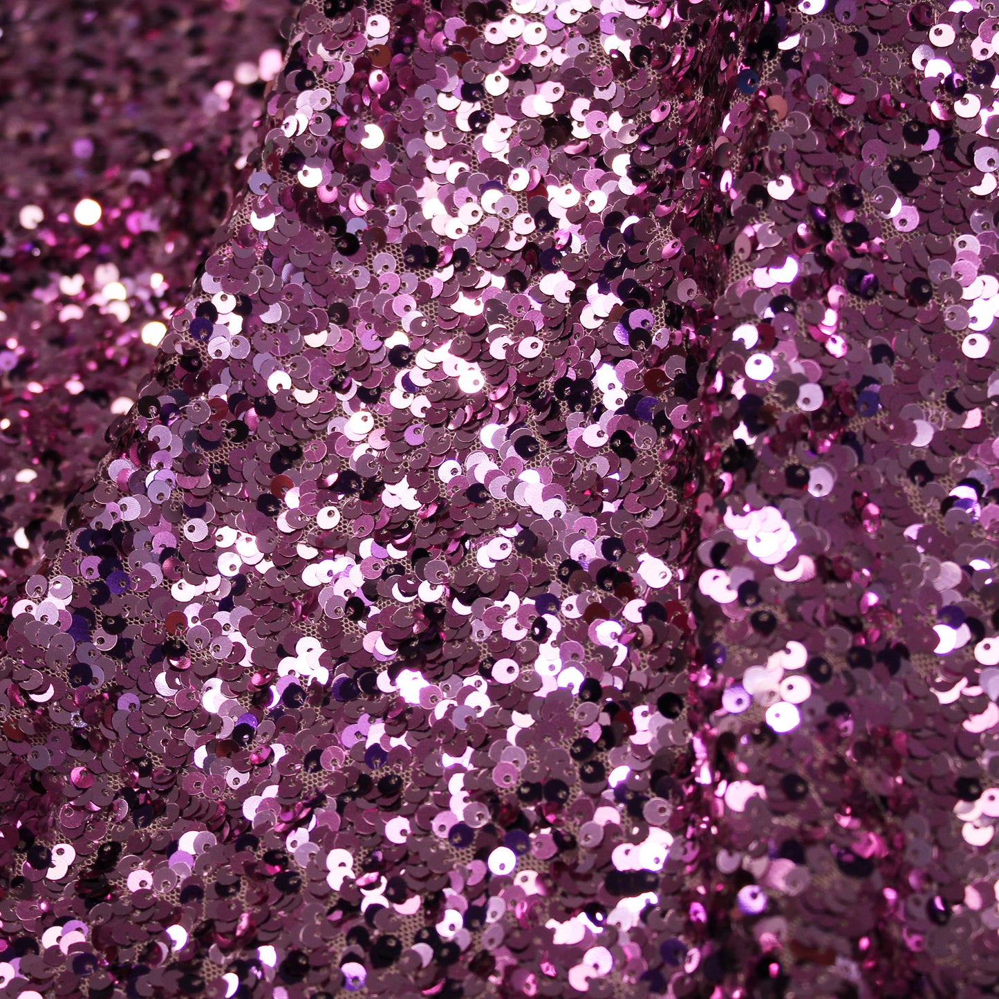 Glossy Sequin Embroidered Tulle with Full Coverage