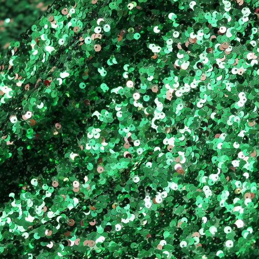 Glossy Sequin Embroidered Tulle with Full Coverage