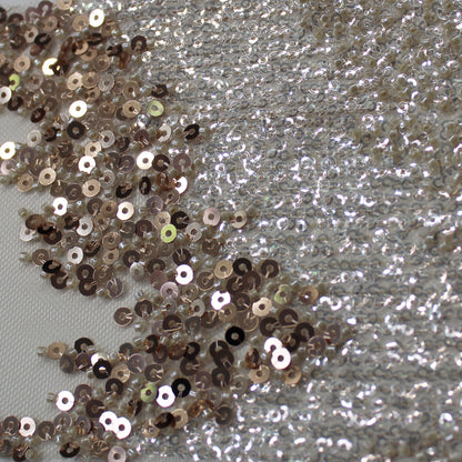 Embroidered Tulle with Multicolor Sequins