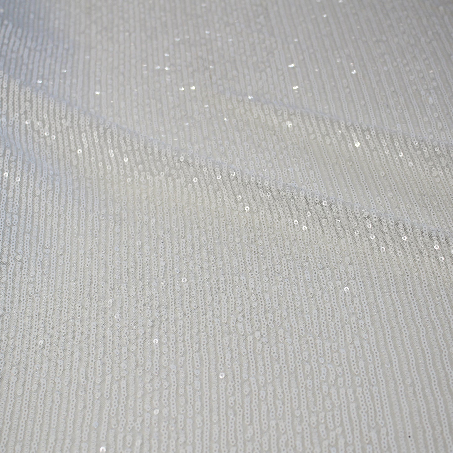 Embroidered Tulle with Tonal Sequins in Full Field