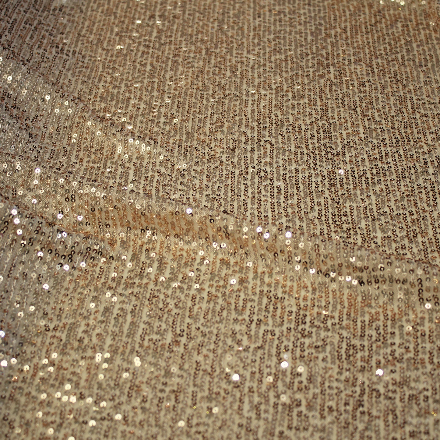 Embroidered Tulle with Tonal Sequins in Full Field