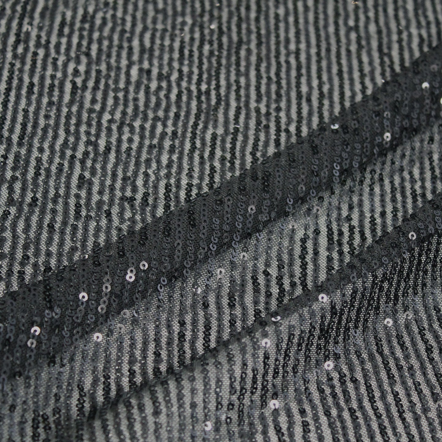Embroidered Tulle with Tonal Sequins in Full Field