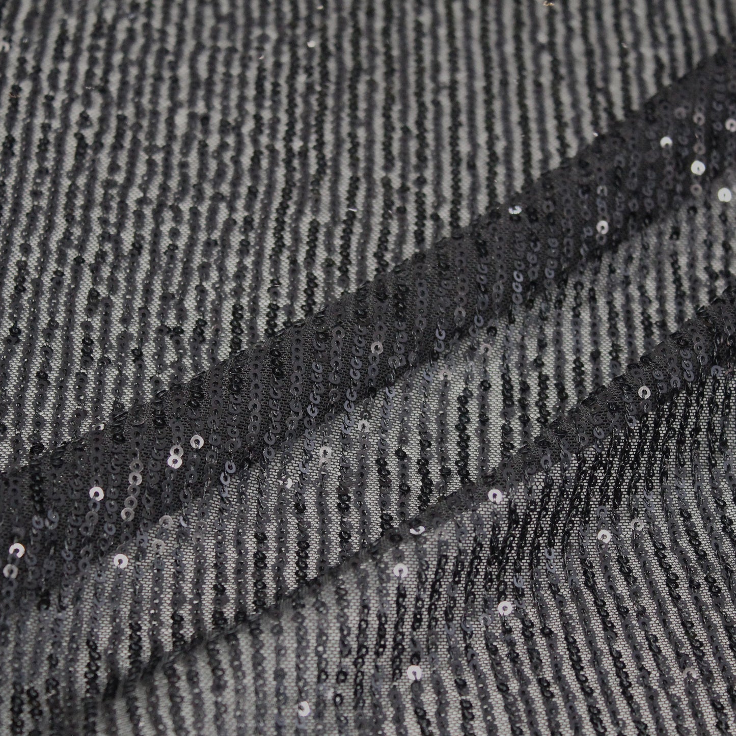 Embroidered Tulle with Tonal Sequins in Full Field