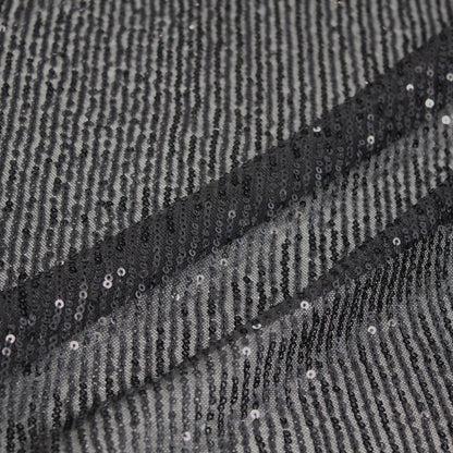 Embroidered Tulle with Tonal Sequins in Full Field