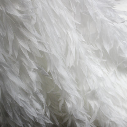 Sunflower Petal Embroidered Tulle | Tiered Waterfall Effect