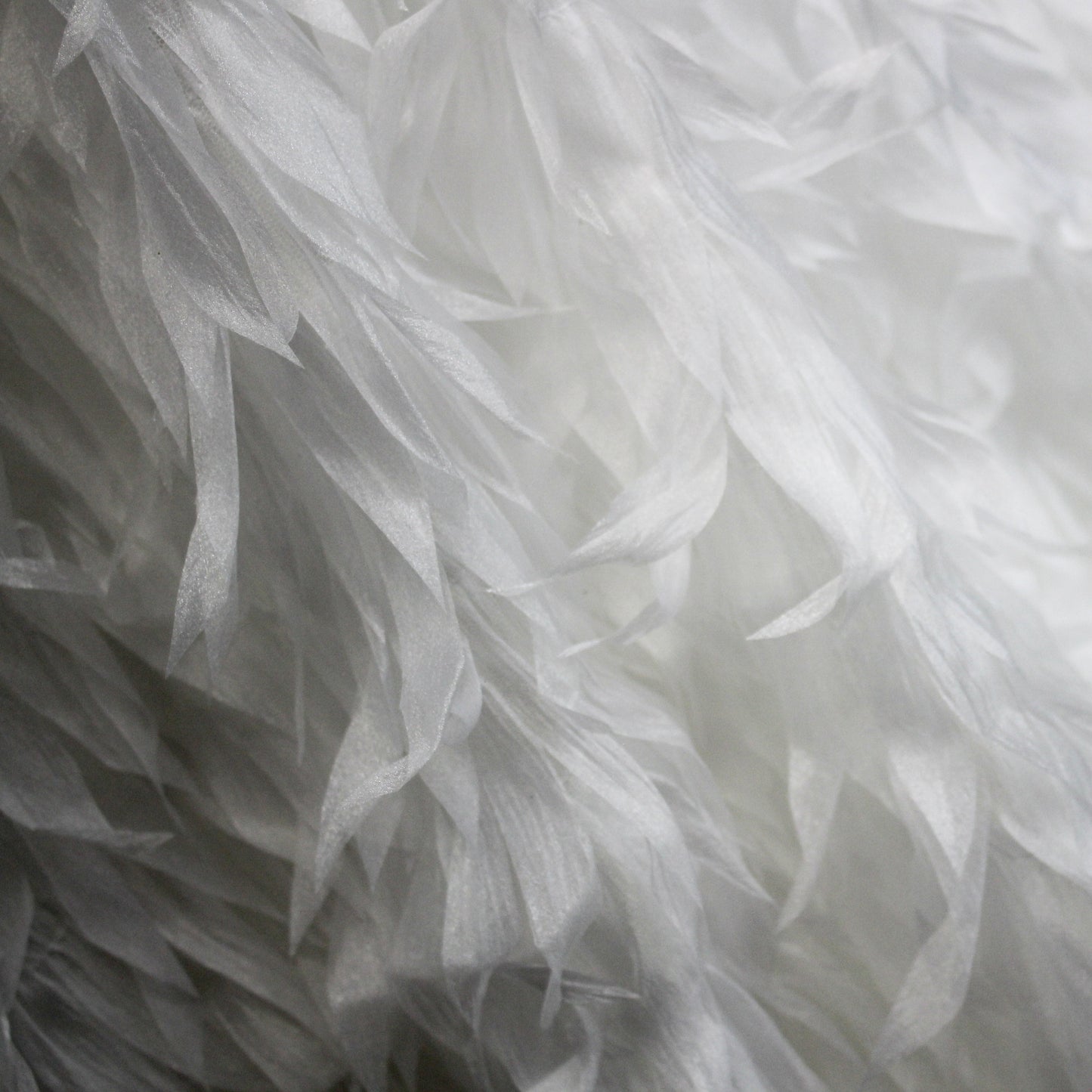 Sunflower Petal Embroidered Tulle | Tiered Waterfall Effect