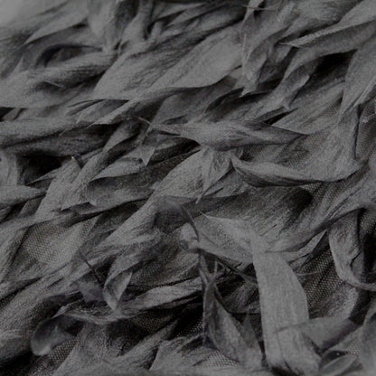 Sunflower Petal Embroidered Tulle | Tiered Waterfall Effect