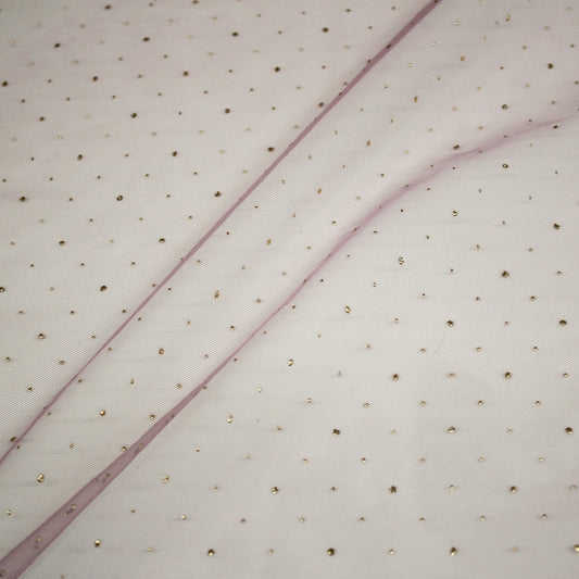 Embroidered Tulle Glitter Double Edge Degradè 3D Puffy and Sequins