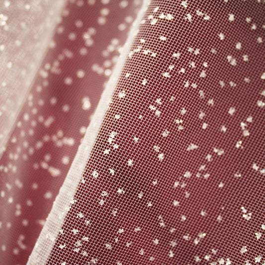 Double Height Silk Glitter Tulle